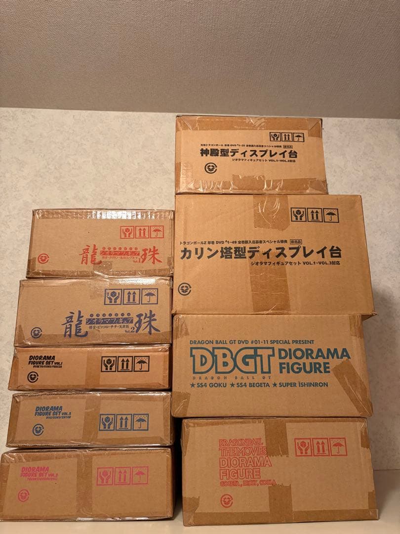 ドラゴンボール　DVD購入特典　カリン塔　 ジオラマフィギュア　9個コンプリート