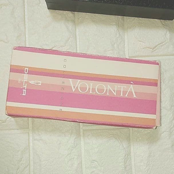 め*1様 訳あり 新品未使用品　DELTA VOLONTIA 万年筆 ピンク