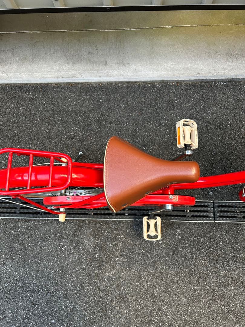 【東京都内】引渡し限定HACCHI 子供用自転車 レッド バスケット付き