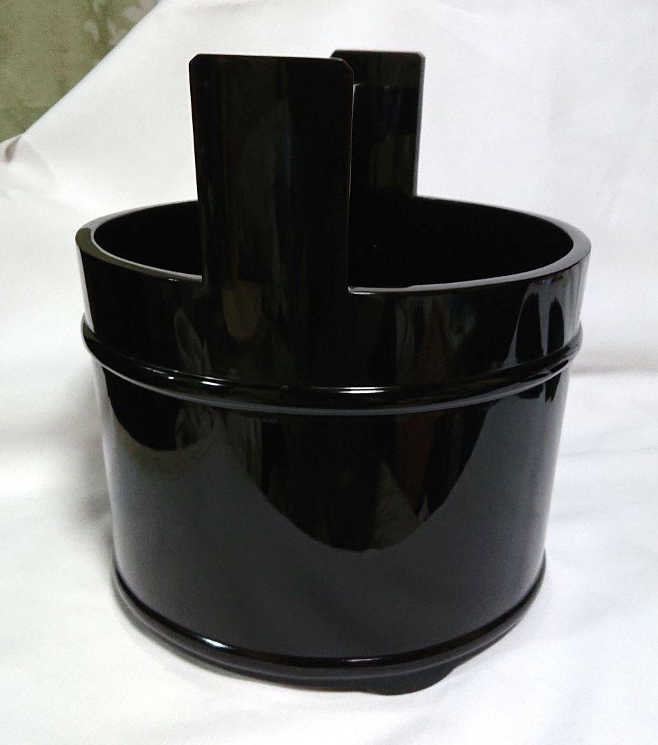 茶道具輪島塗手桶漆器 水指 A405