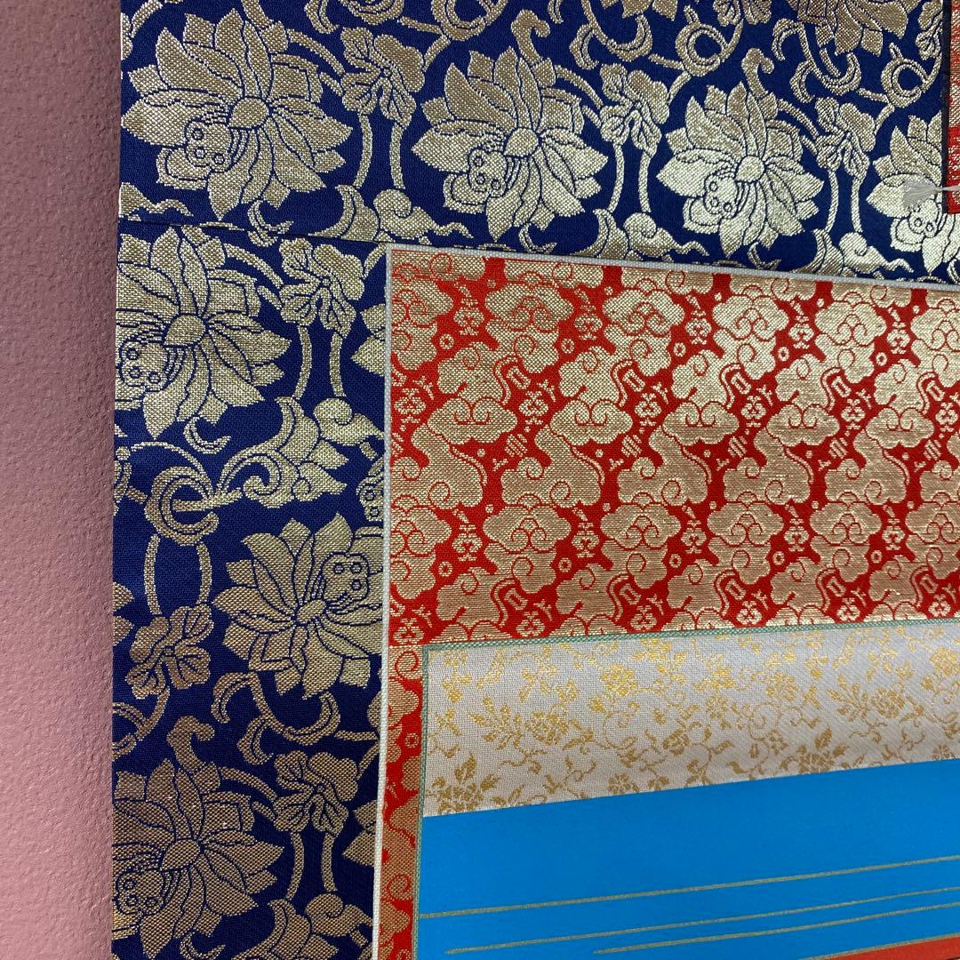 美品 掛け軸 親鸞聖人御絵伝図 仏画 年中掛け