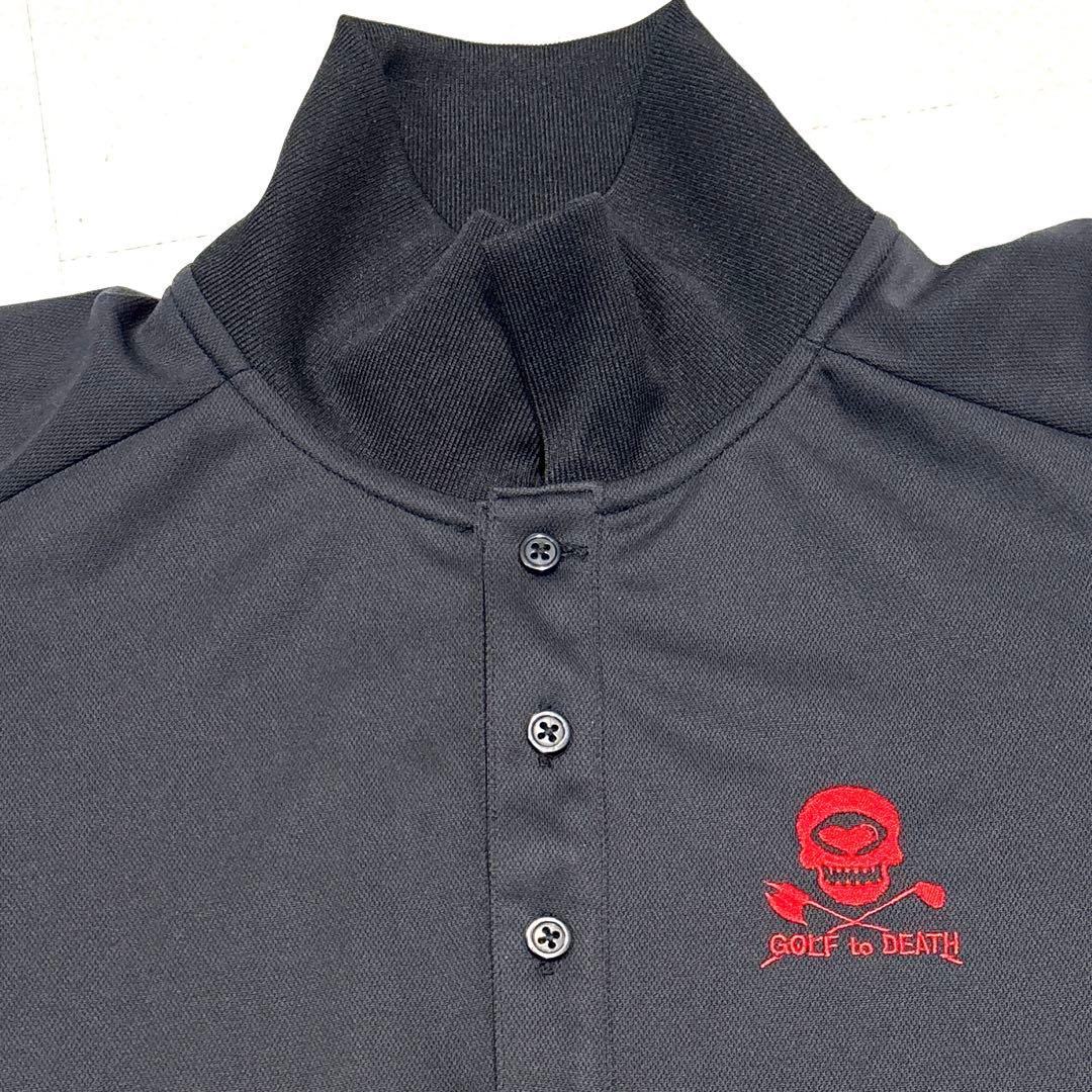 【未使用/メンズM】GREED MONSTER　ポロシャツ　ゴルフウェア　黒