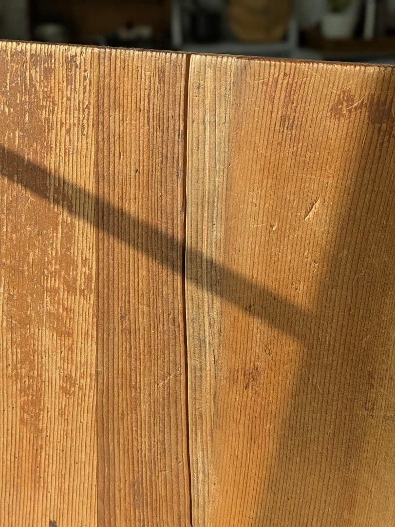 木製　作業台　テーブル　机　アンティーク　レトロ　古道具　スツール　椅子　イス