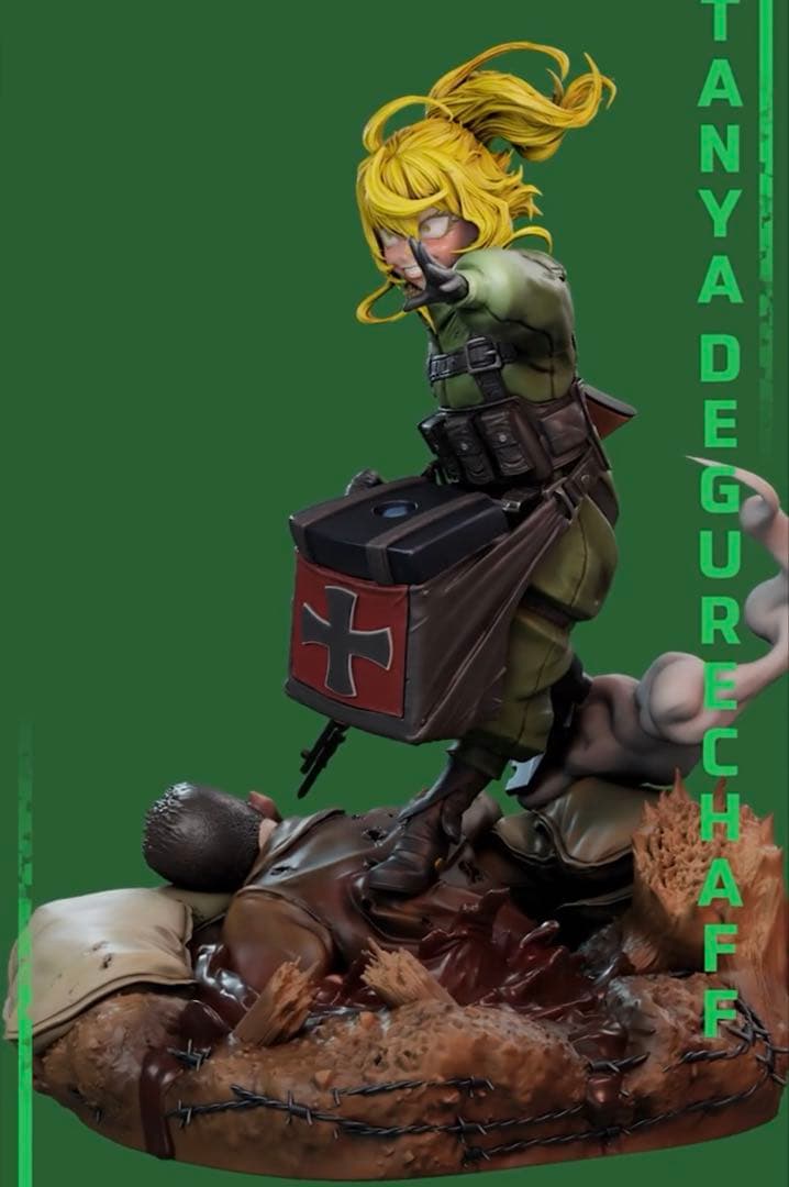 ターニャ　幼女戦記　フィギュア　ガレージキット　未塗装未組立