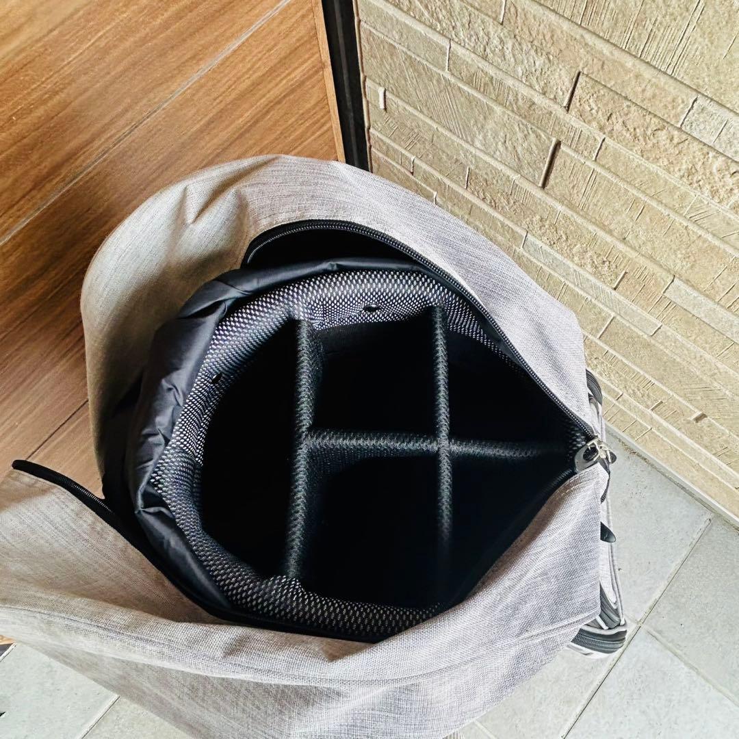 【美品】ミズノ グレー キャディバッグ　MIZUNO