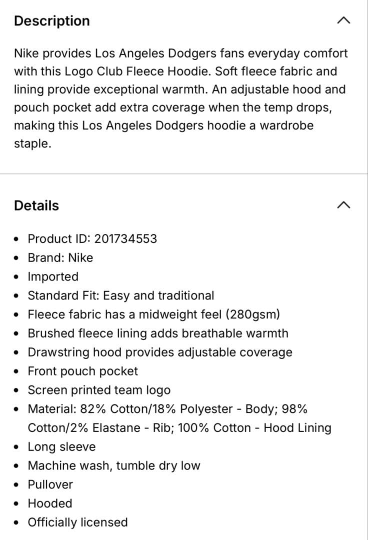 Nike LA ドジャース　フリースパーカー　XL 大谷翔平　MLB