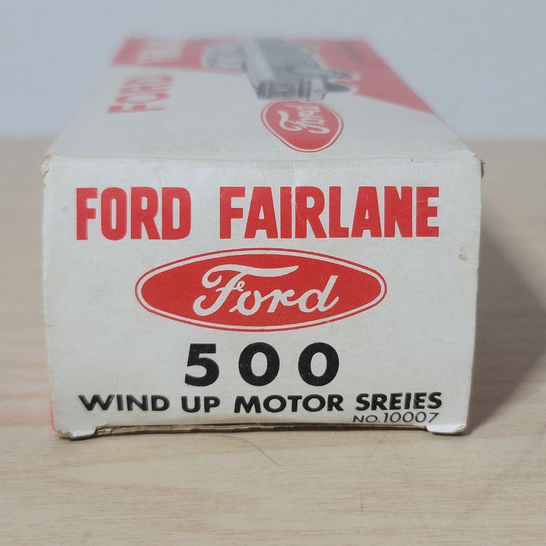 市村商店 ブリキ フォードフェアレーン500ゼンマイ式 箱付き