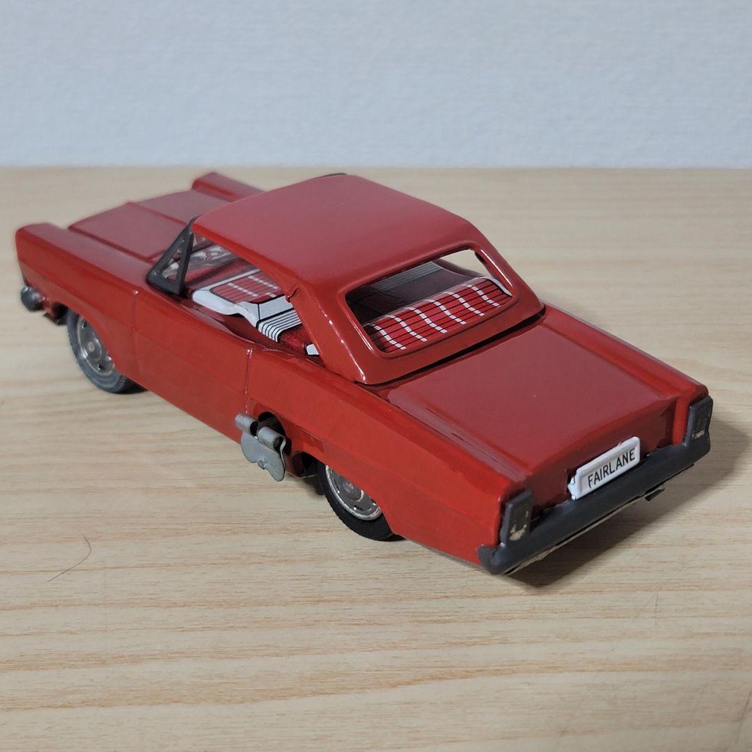 市村商店 ブリキ フォードフェアレーン500ゼンマイ式 箱付き