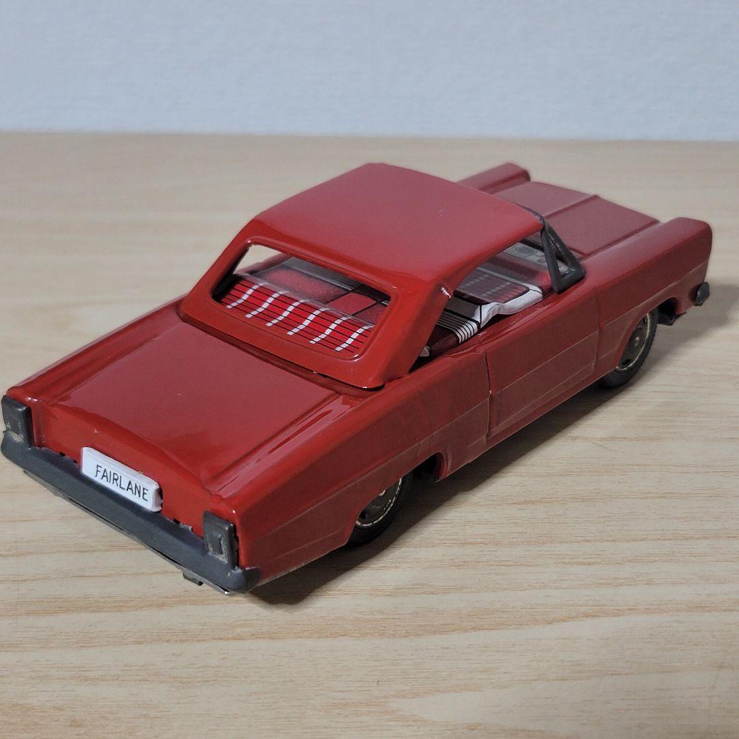 市村商店 ブリキ フォードフェアレーン500ゼンマイ式 箱付き