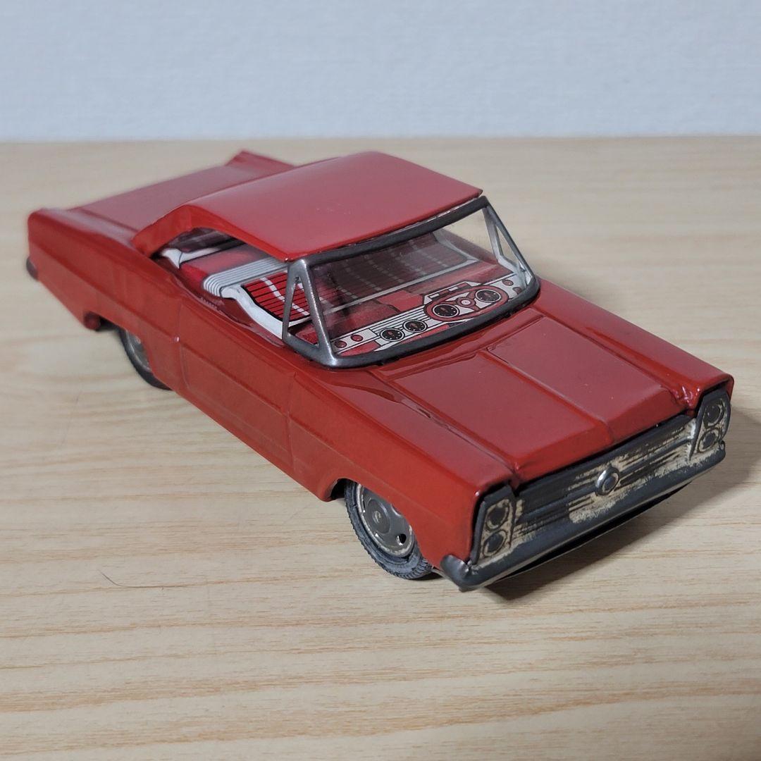 市村商店 ブリキ フォードフェアレーン500ゼンマイ式 箱付き