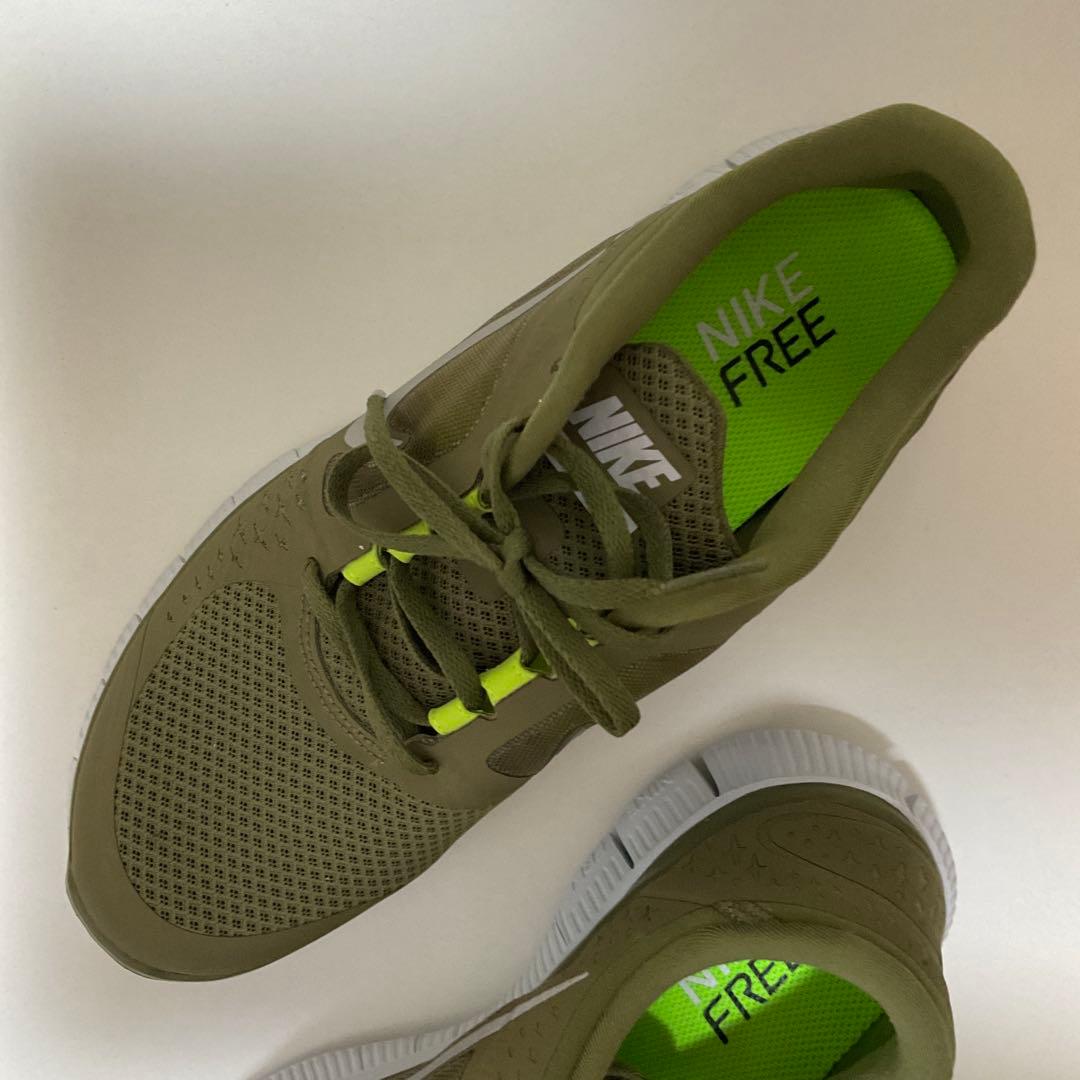 Nike Free ランニングシューズ オリーブグリーン