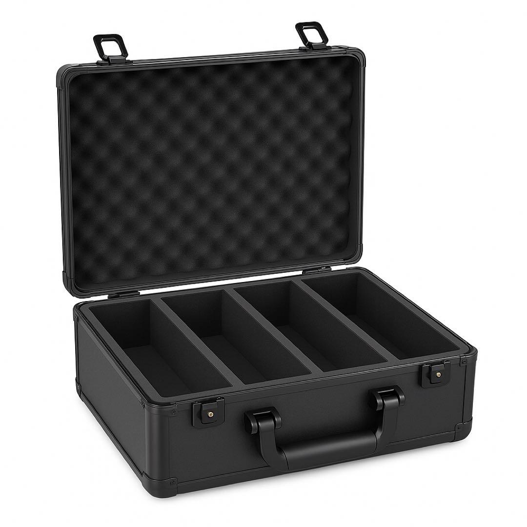 PSA鑑定用 収納ケース　アタッシュケース ストレージボックス アルミ製　4列