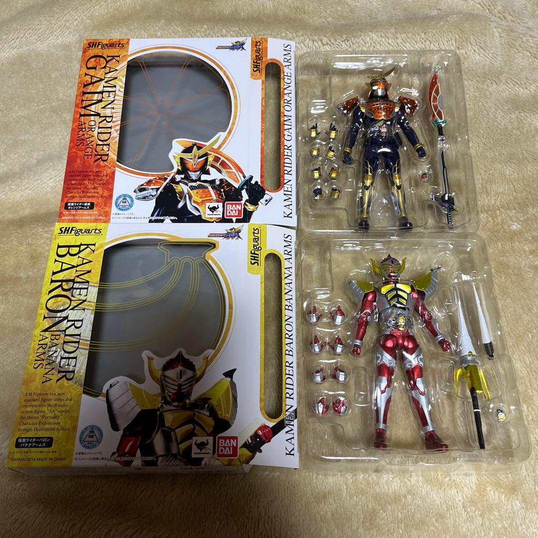 仮面ライダー鎧武①ガイムフィギュアーツ ７体セットS.H.Figuarts極美品