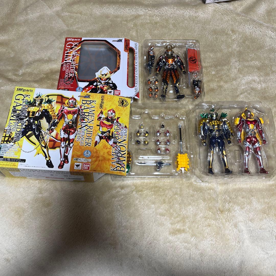 仮面ライダー鎧武①ガイムフィギュアーツ ７体セットS.H.Figuarts極美品