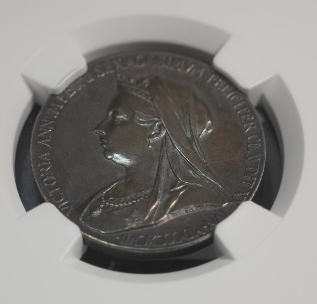 1897年 ダイヤモンドジュビリー NGC MS62 シルバー ヤング オールド