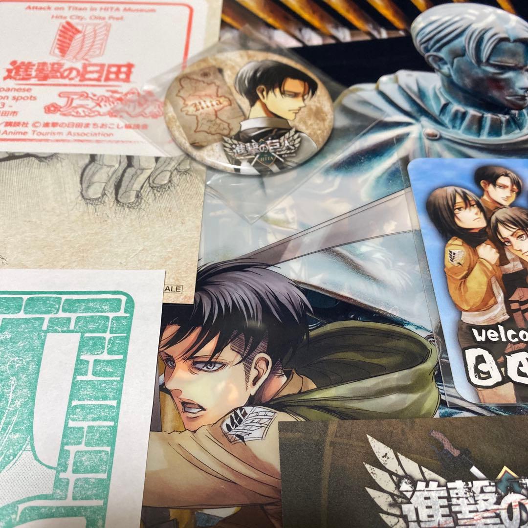 進撃の巨人・進撃の日田・リヴァイ兵士長クリアファイル聖地特別限定品セット