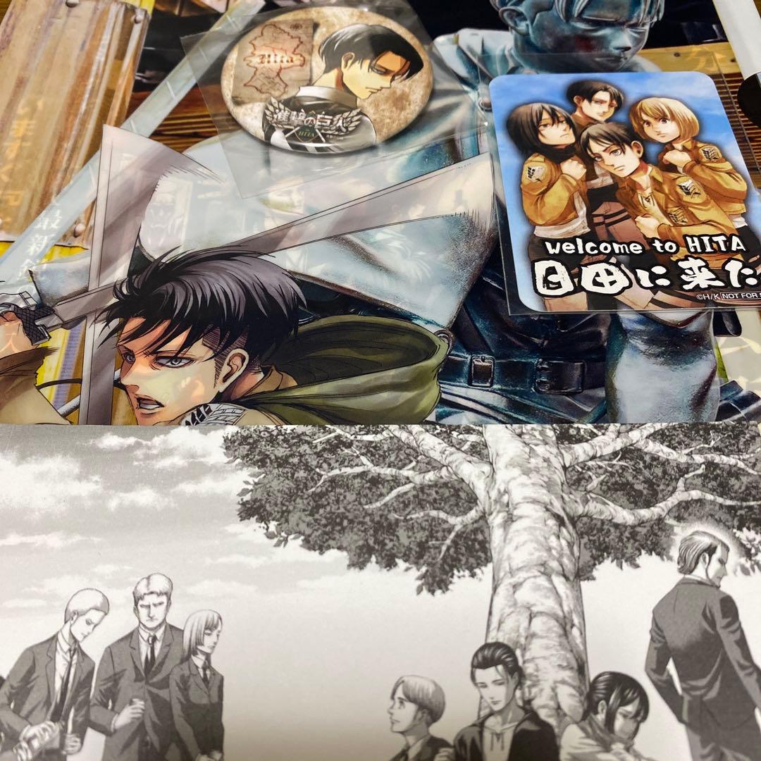 進撃の巨人・進撃の日田・リヴァイ兵士長クリアファイル聖地特別限定品セット