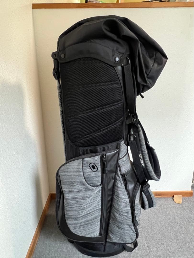 OGIO オジオ　キャディバッグ グレー 6仕切り
