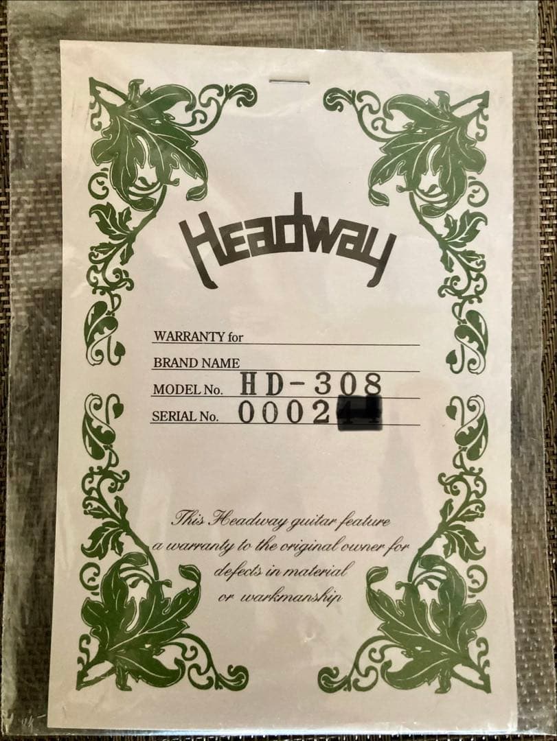 HEADWAY　HD-308　2001 オール単板