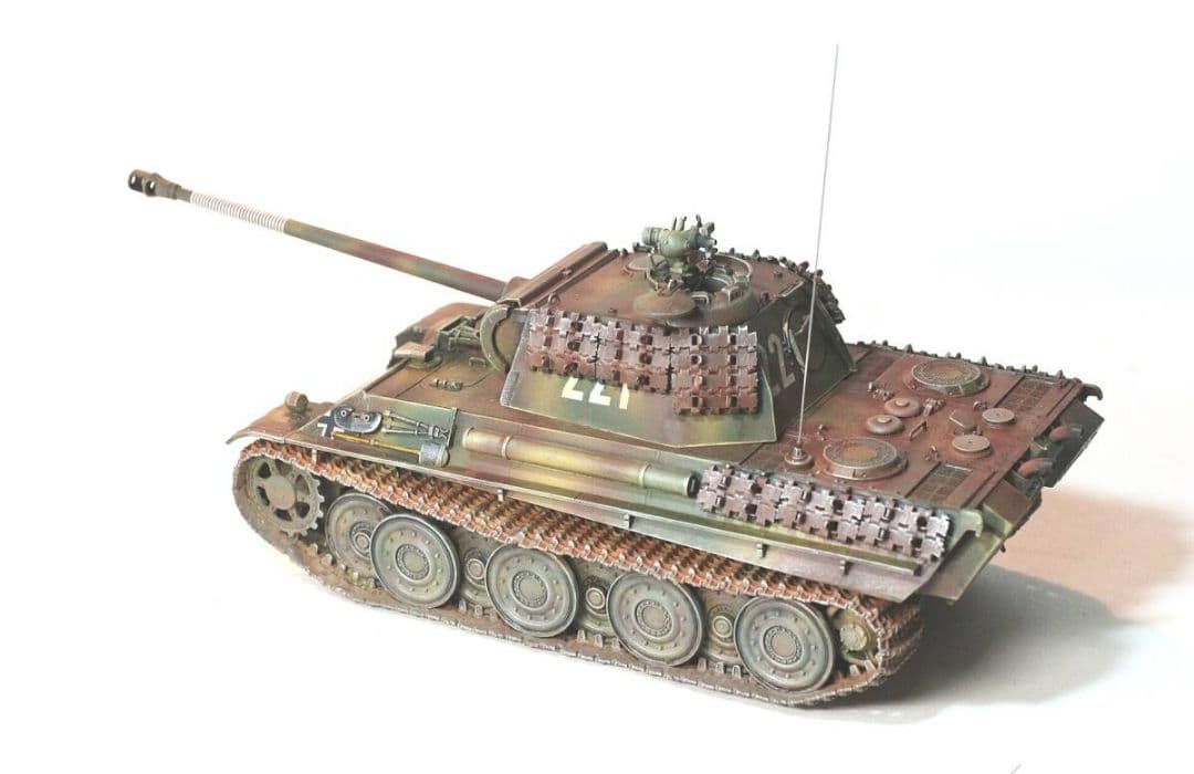 タミヤ 1/35 パンサーG型 赤外線暗視装置 スチールホイールVer.