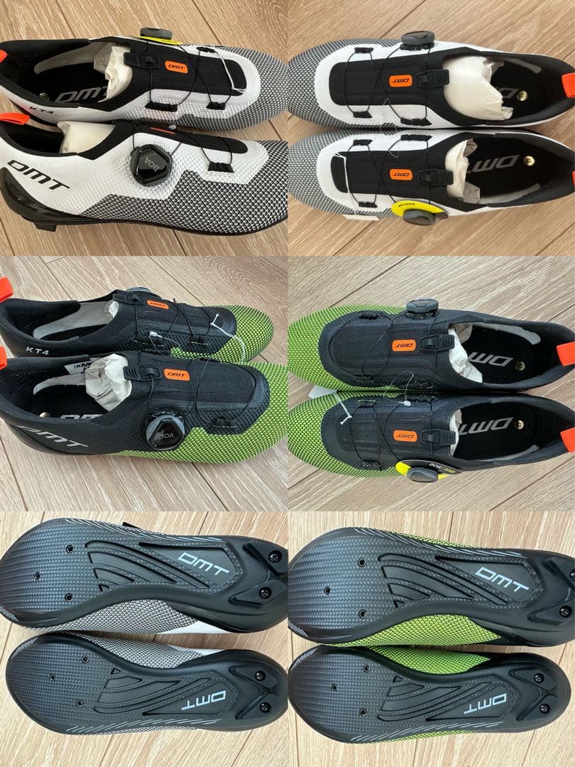 DMT KT4 自転車シューズ ホワイト/ブラック 42