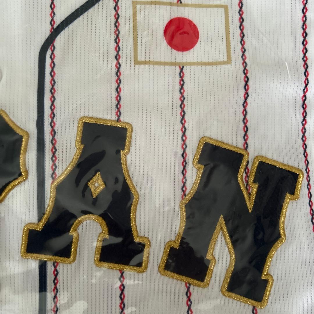 WBC2026【刺繡】#8 阪神 佐藤輝選手レプリカユニホーム（ホーム）パンフ付