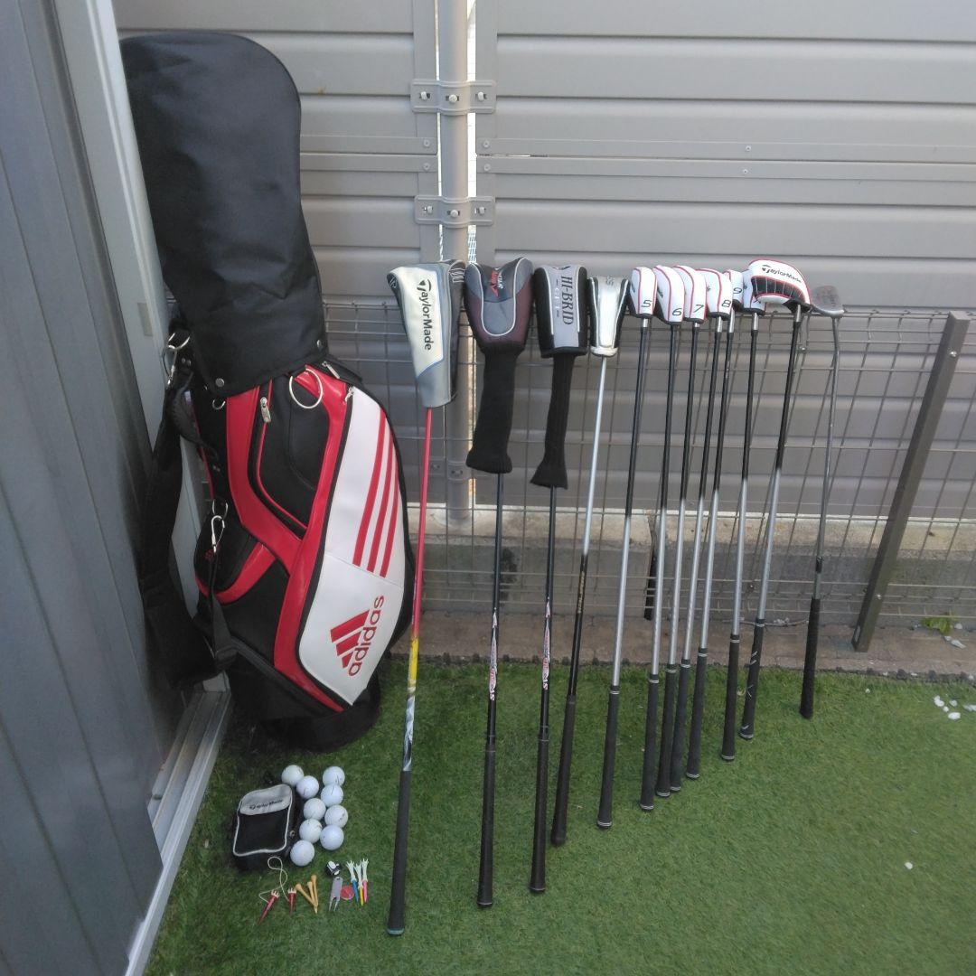 アディダス ゴルフクラブセット テーラーメイド スリクソン オデッセイ他