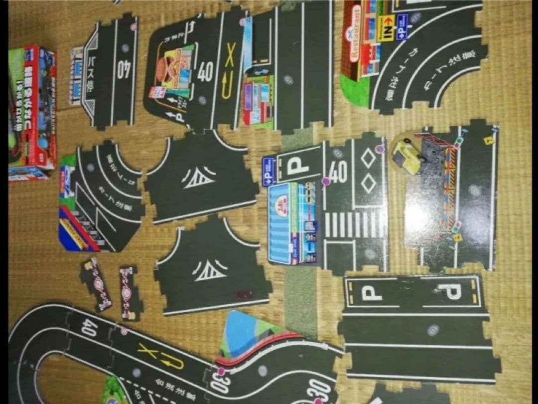 トミカ ミニカー くるくる峠　つながる道路　トミカタウン　TOMICA