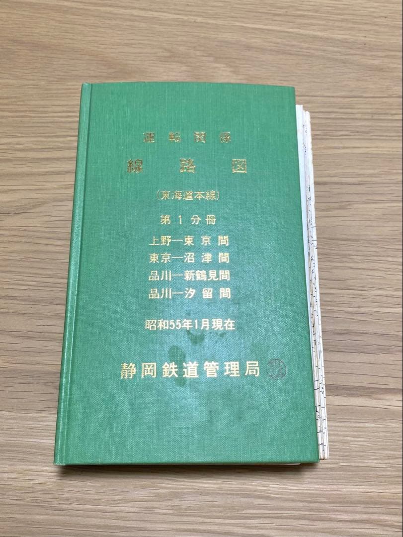運転関係線路図 東海道本線 静岡鉄道管理局 3冊セット