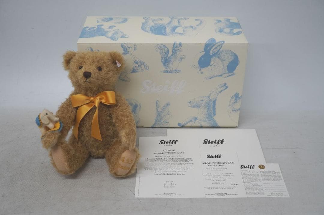 【M02-06】 Steiff シュタイフ 135年 ジュビリー テディベア