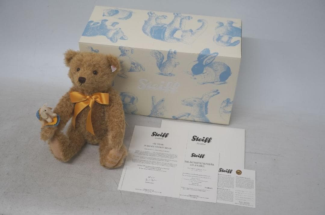 【M02-06】 Steiff シュタイフ 135年 ジュビリー テディベア