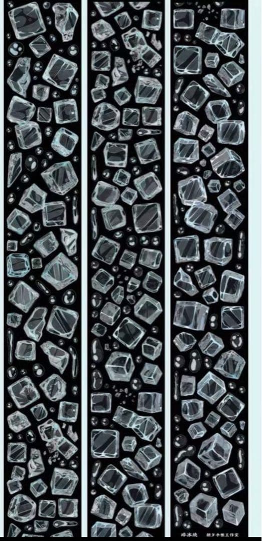 海外 PETテープ マスキングテープ 氷