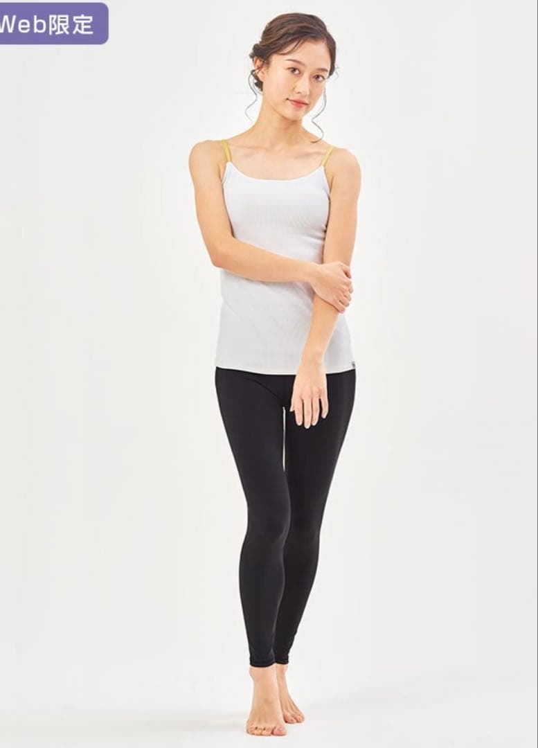 【プロフ必読】新品SUKALA リブキャミソール＆レギンスセットアップ③