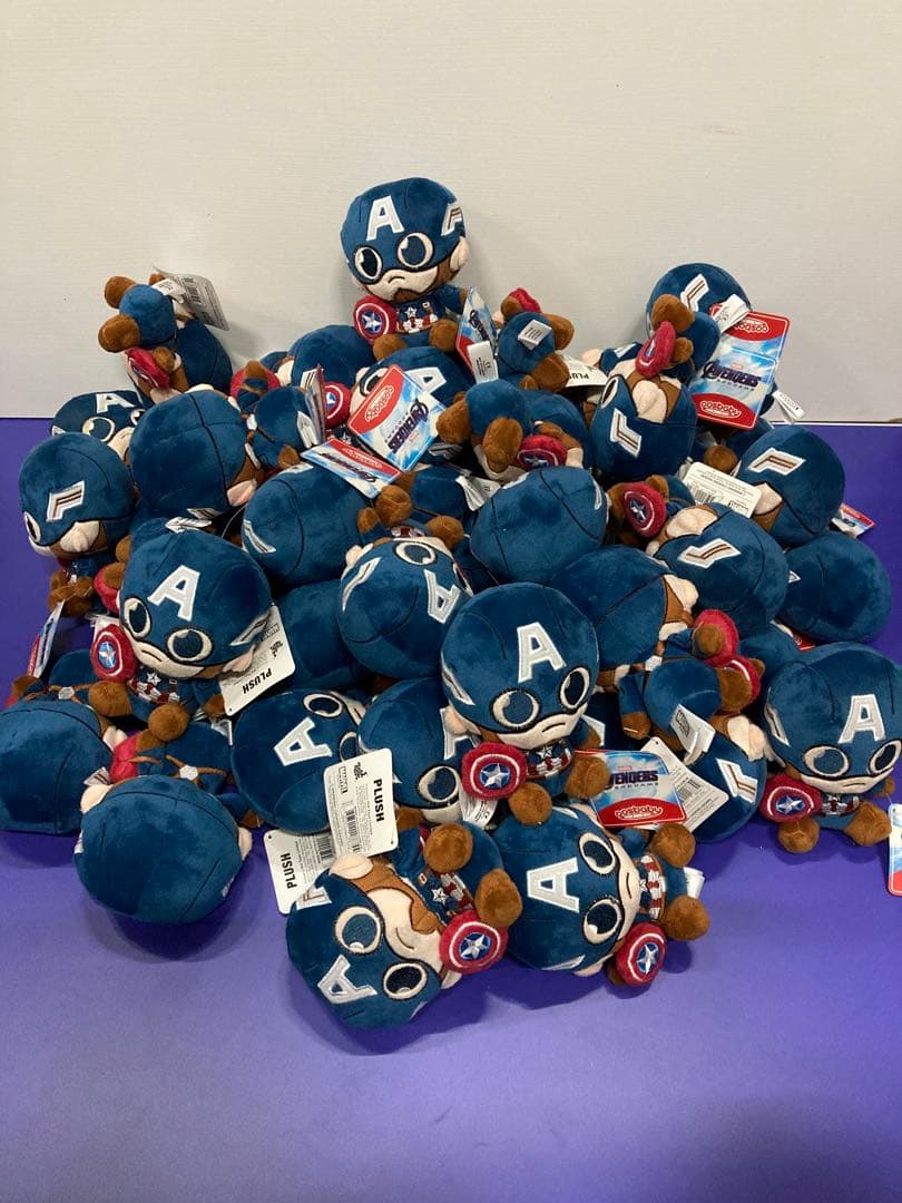 J)新品 マーベル コスベイビー キャプテンアメリカ ぬいぐるみ 計43個
