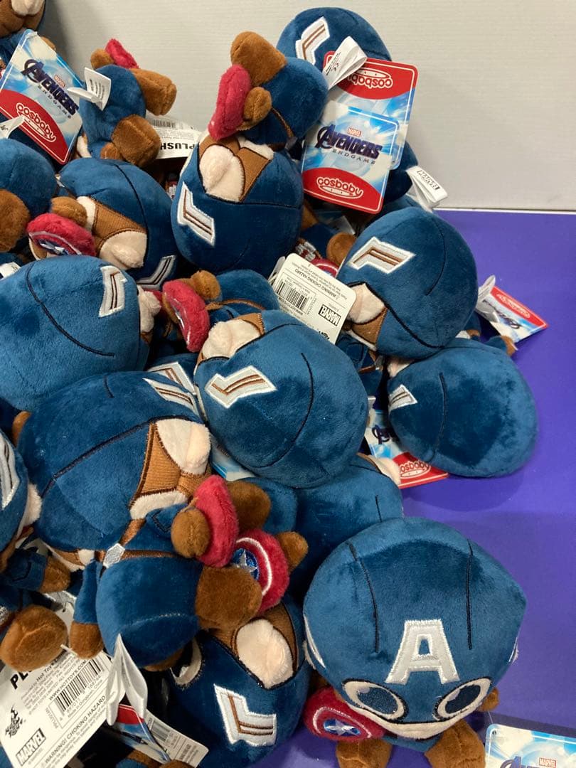 J)新品 マーベル コスベイビー キャプテンアメリカ ぬいぐるみ 計43個