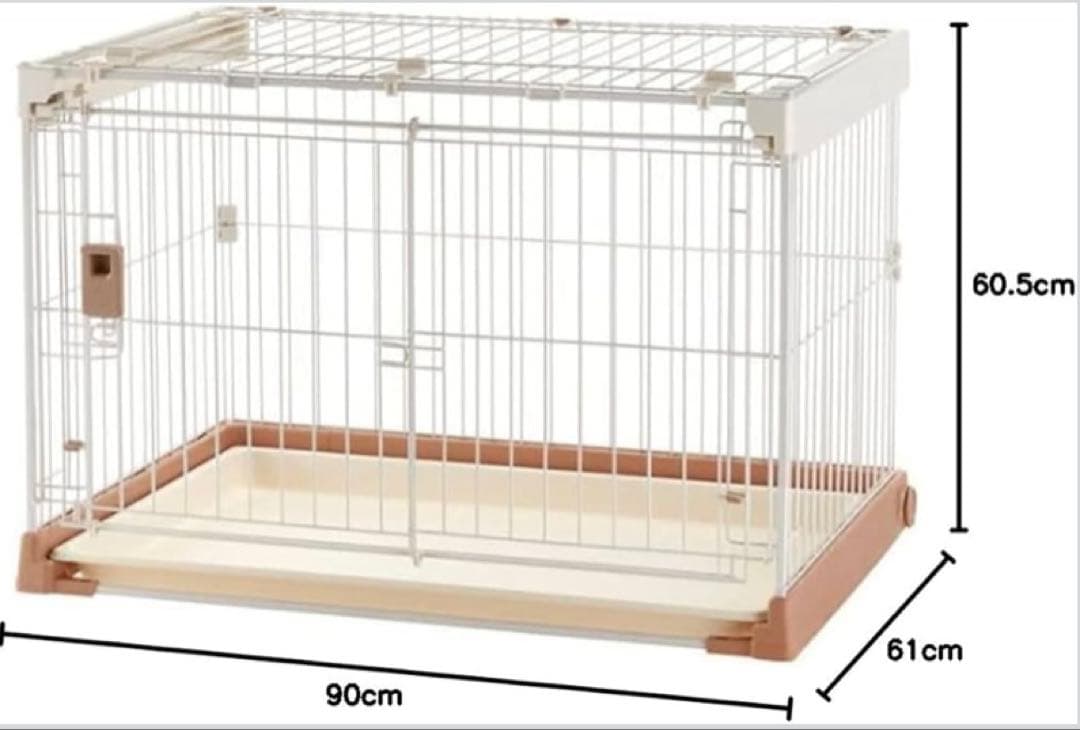 犬用ケージ 90cm✖️61cm✖️61cmレッチェル