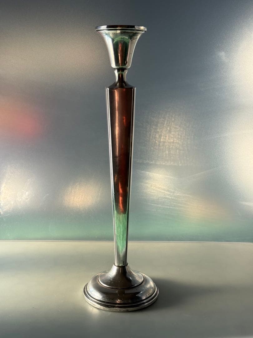 スターリング　キャンドルスタンド　燭台　セメントレインフォースド