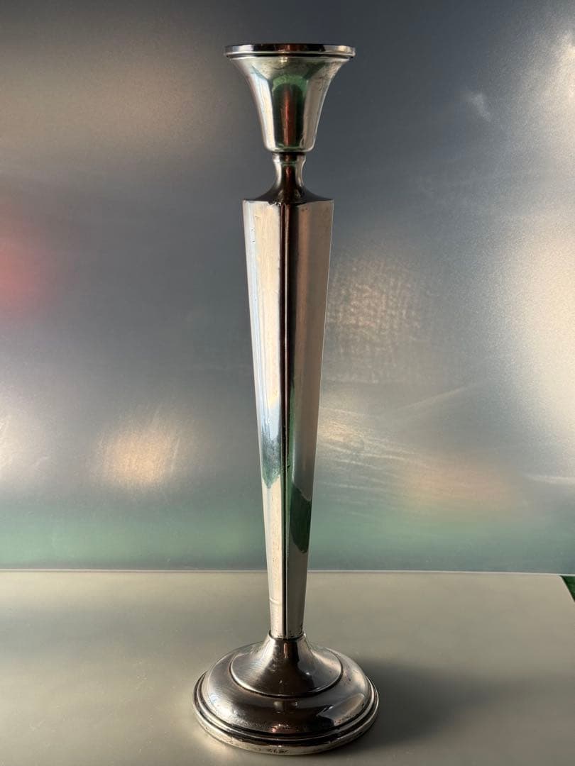 スターリング　キャンドルスタンド　燭台　セメントレインフォースド