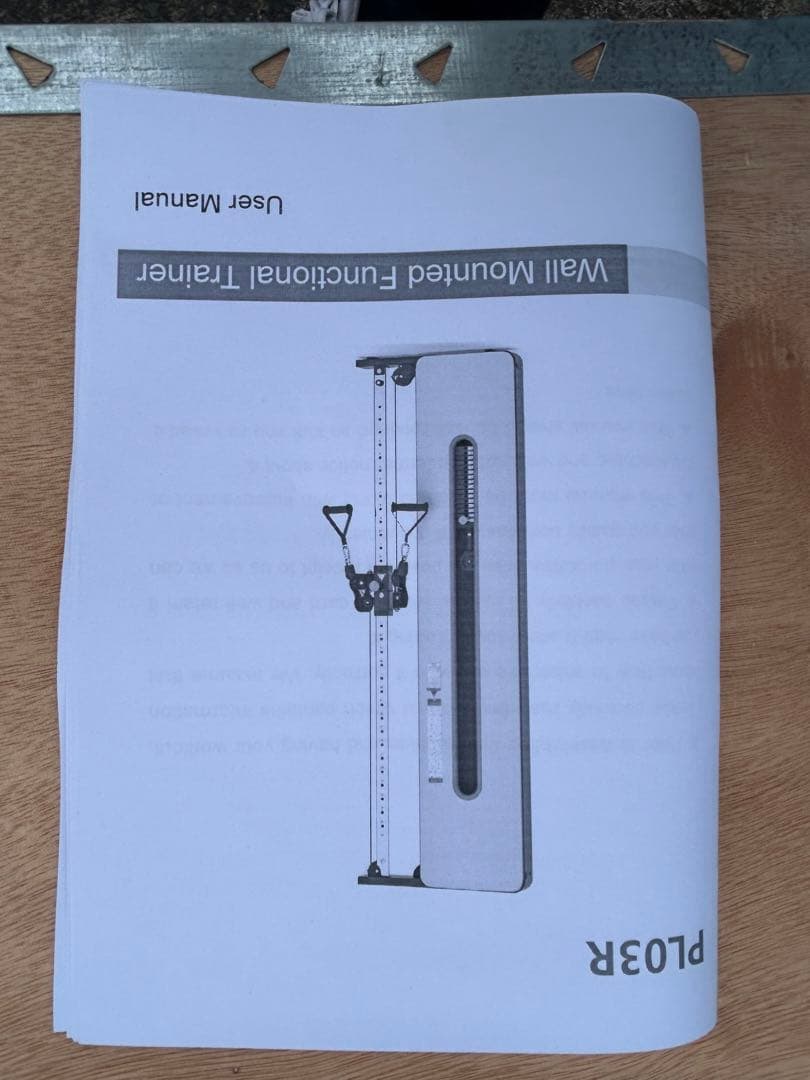 新品激安　ケーブルマシン 壁掛け式 シルバー