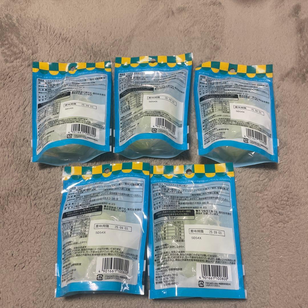 シャインマスカットボンボン5袋✴︎最終出品✴︎