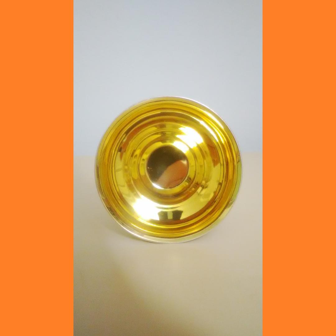 人間国宝 奥山峰石 純銀 ぐい呑 白梅 銀製 グラス silver 杯