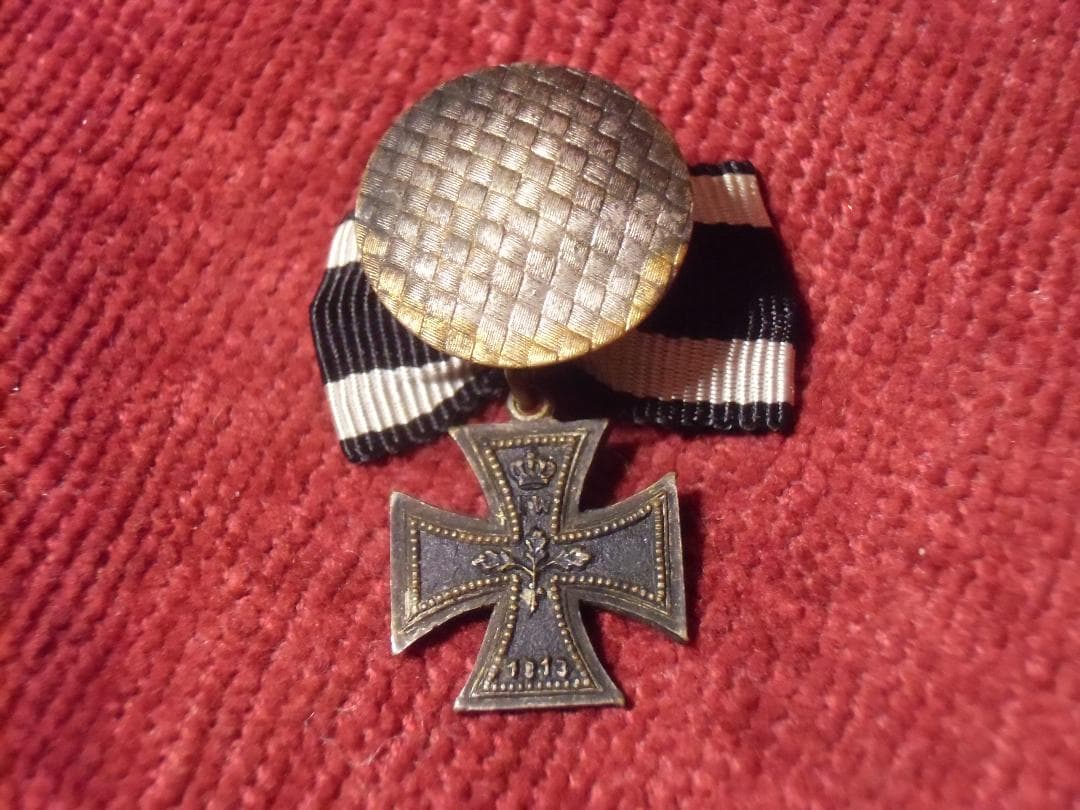 W帝政ドイツ軍/プロイセン王国＊１９１４鉄十字勲章１級ミニチュア勲章（実物）
