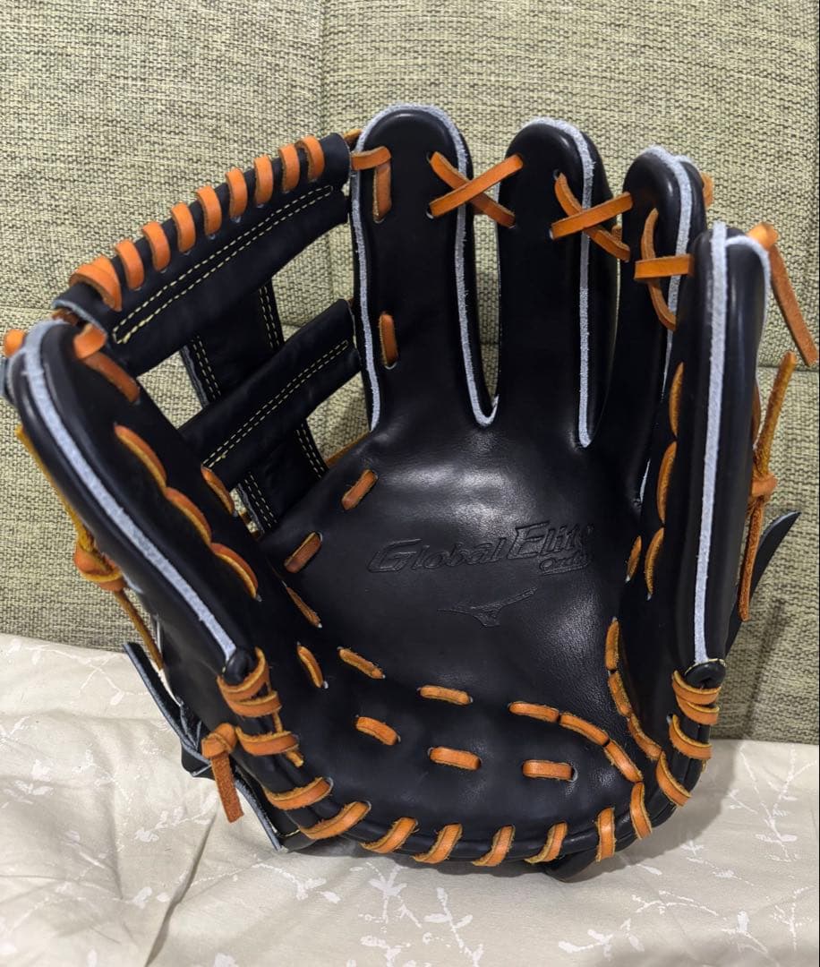 MIZUNO グローバルエリート Order 硬式内野手用グラブ ブラック×タン