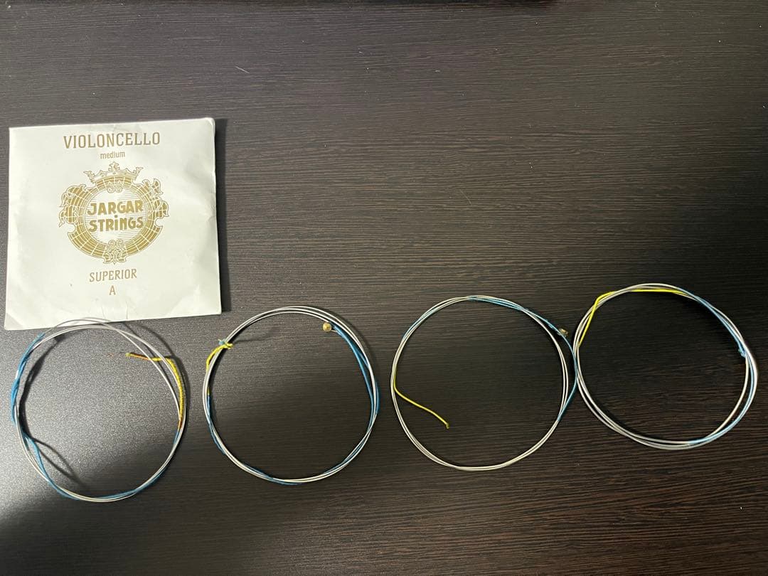 Jargar Strings Superior medium 中古チェロ弦　全弦