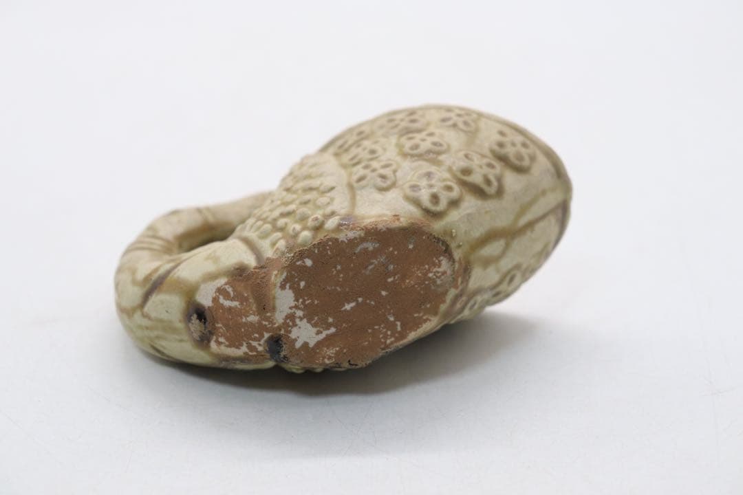 中国　青磁　鴨　陶器　送料込み250212