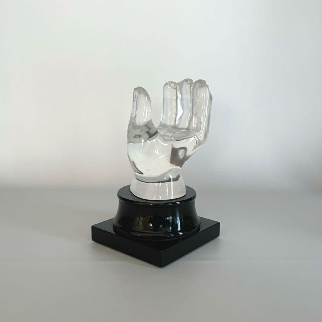 ヴィンテージ ルーサイト スカルプチャー アクリル オブジェ