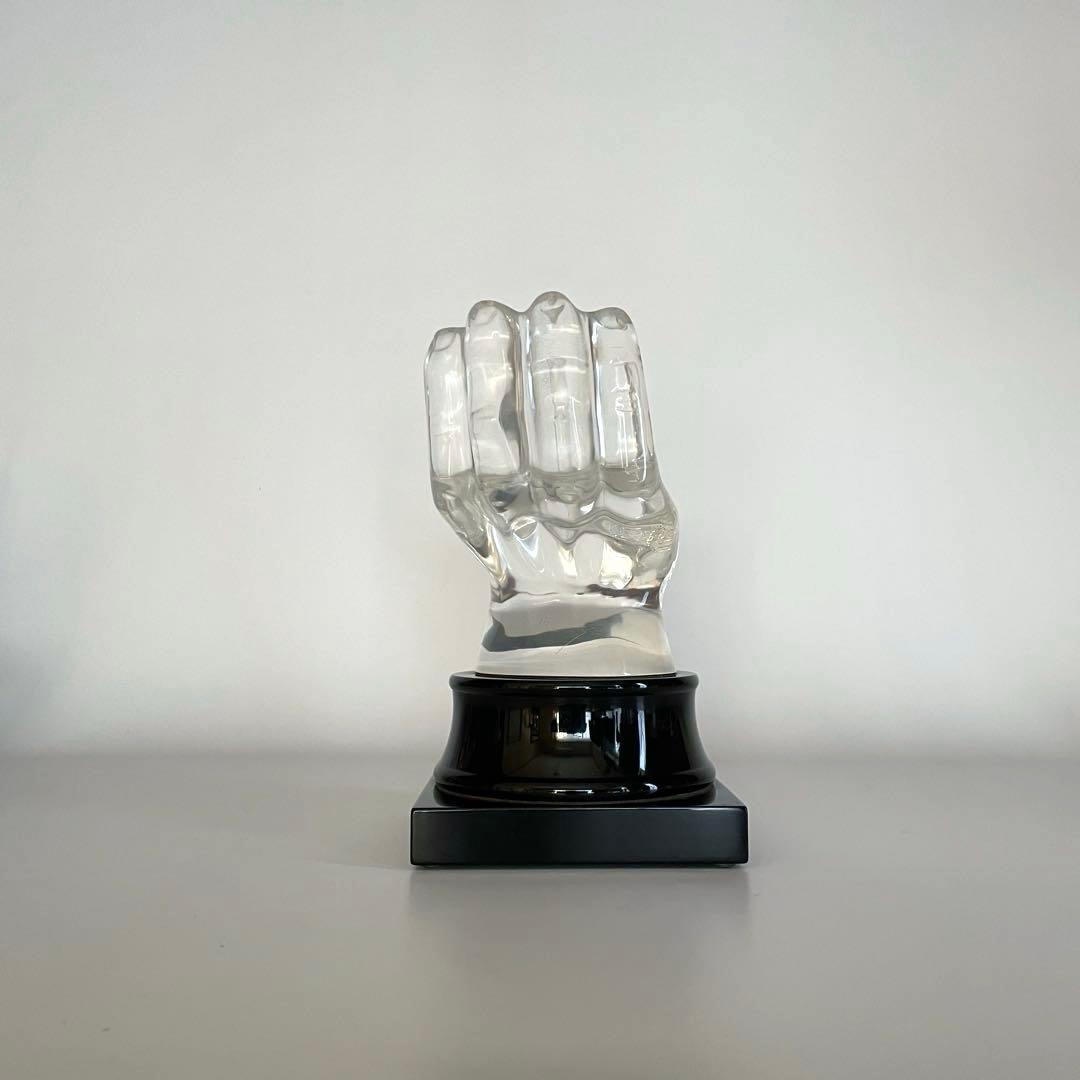 ヴィンテージ ルーサイト スカルプチャー アクリル オブジェ