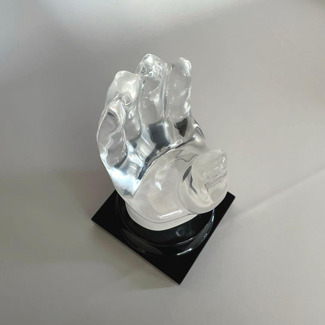 ヴィンテージ ルーサイト スカルプチャー アクリル オブジェ