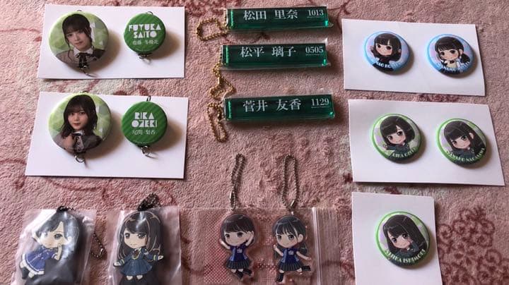 欅坂46 ローソン くじ ケヤキセ缶バッチ チャーム