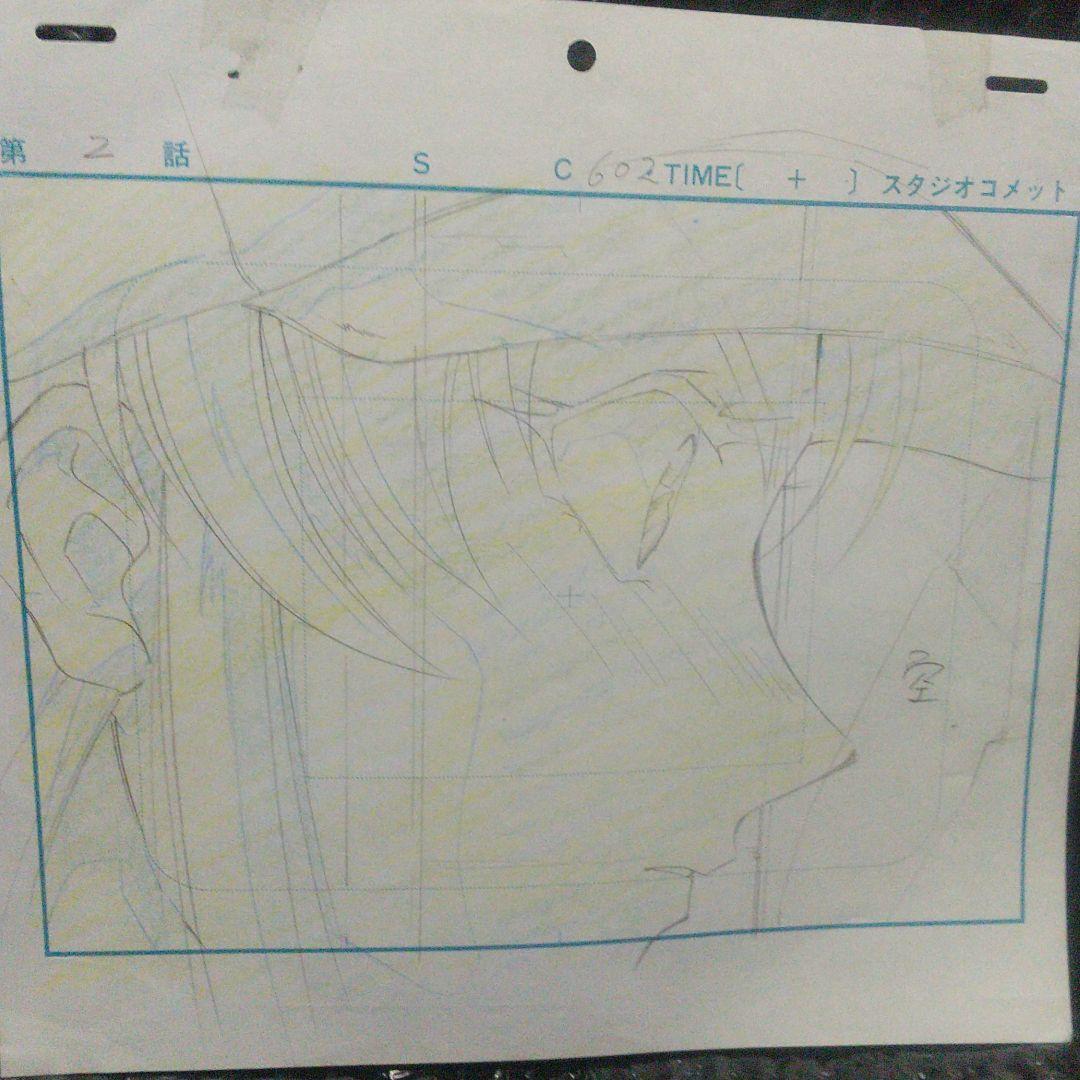 ★セル画 餓狼伝説・不知火 舞 直筆背景付き